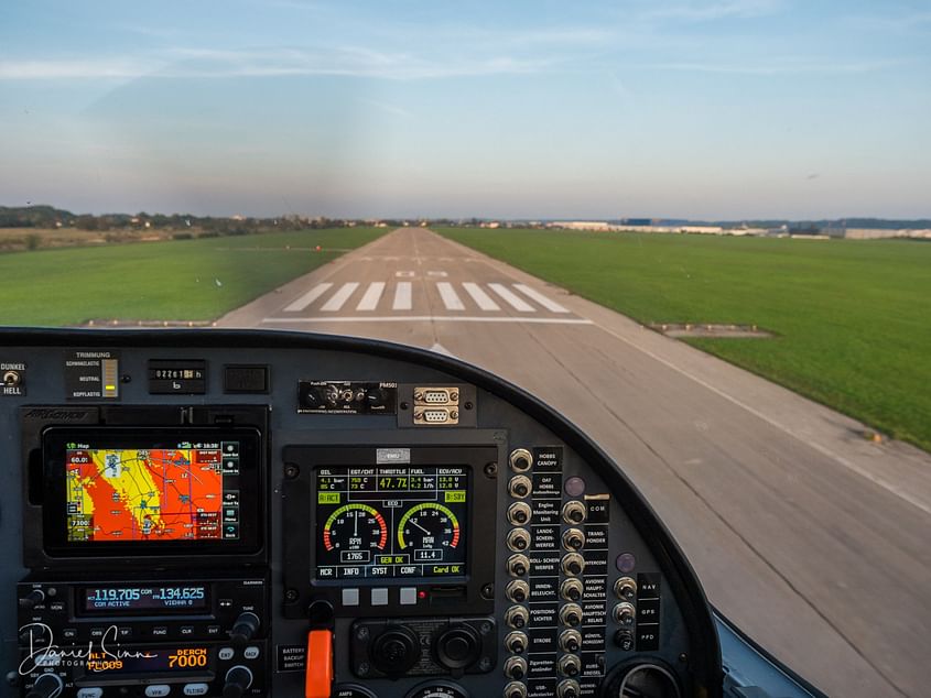 Kurzer Schnupperflug rund um Wels