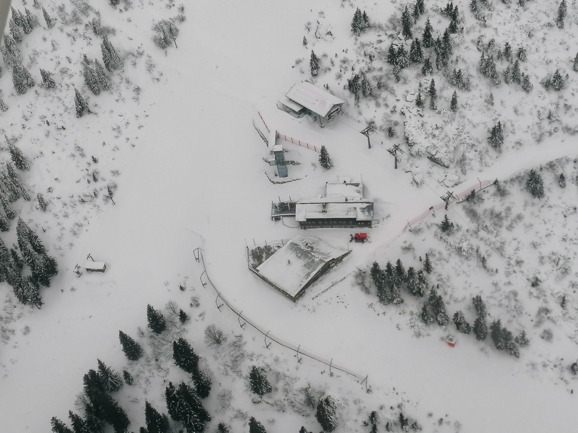Flug über den Großen Arber, höchster Berg Niederbayerns