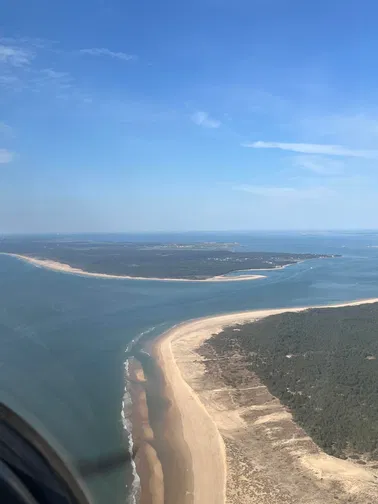 Au départ de Royan 60 mn de vol entre océan et Seudre