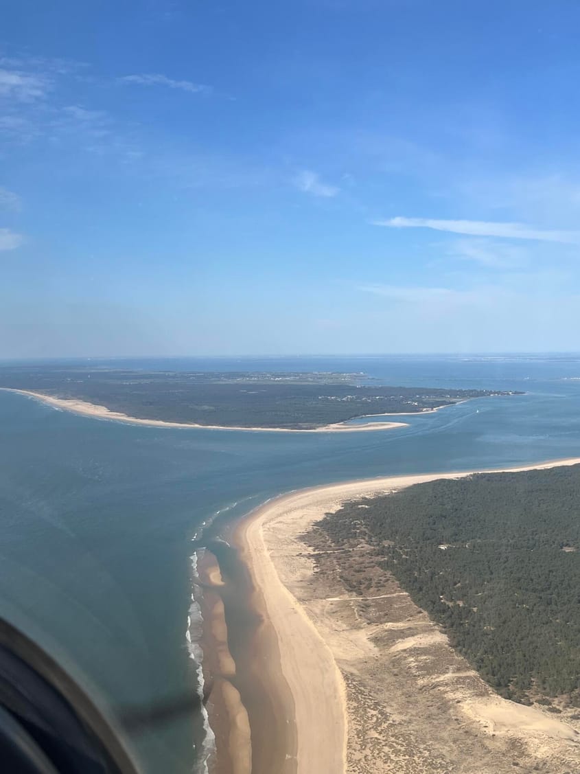 Au départ de Royan 60 mn de vol entre océan et Seudre