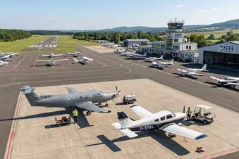 Exklusiver Rundflug: Frankfurt von oben!