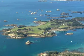 Bréhat - Côte d'Emeraude - Mont Saint Michel en avion
