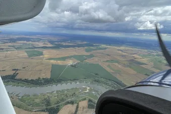kleiner Rundflug mit Geschichtstrip zu den Seelöwen Höhen