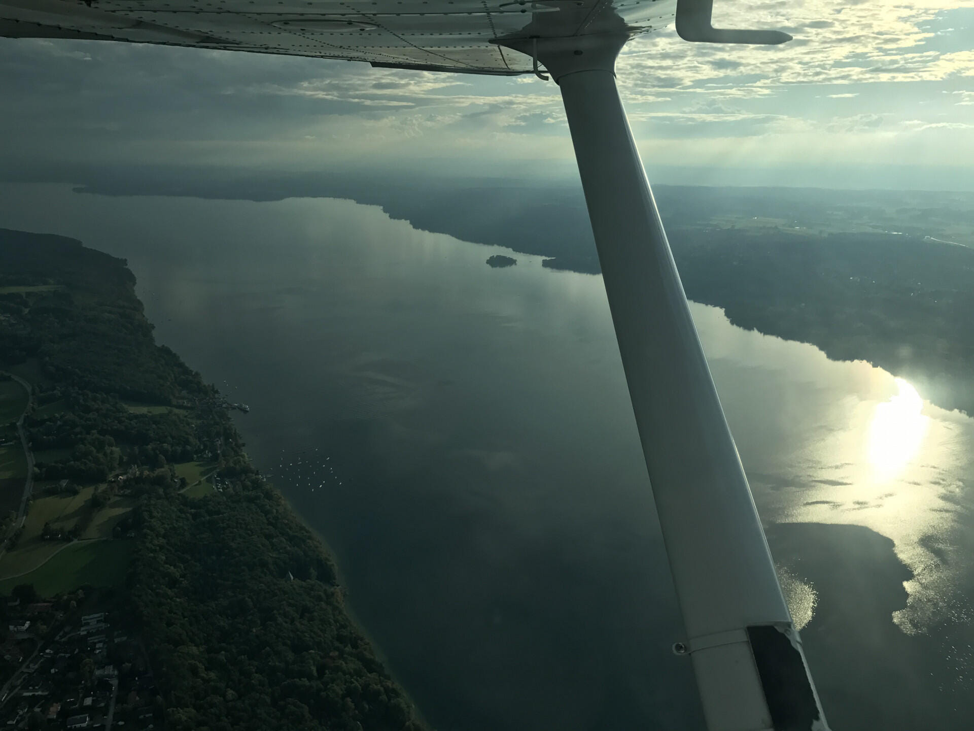 Flug über München, Starnberger u. Ammer See