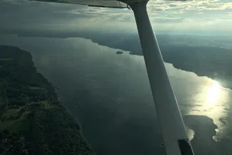 Flug über München, Starnberger u. Ammer See