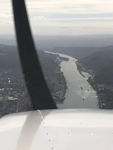 Mit dem Privatflugzeug nach Mannheim