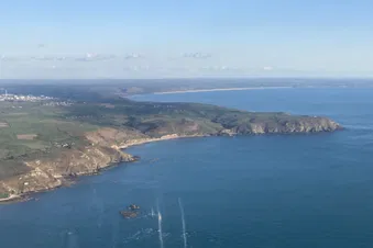 Nez de Jobourg et baie d'écalgrain