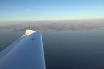 Vol sur Calvi (retour sur Aix / Salon)