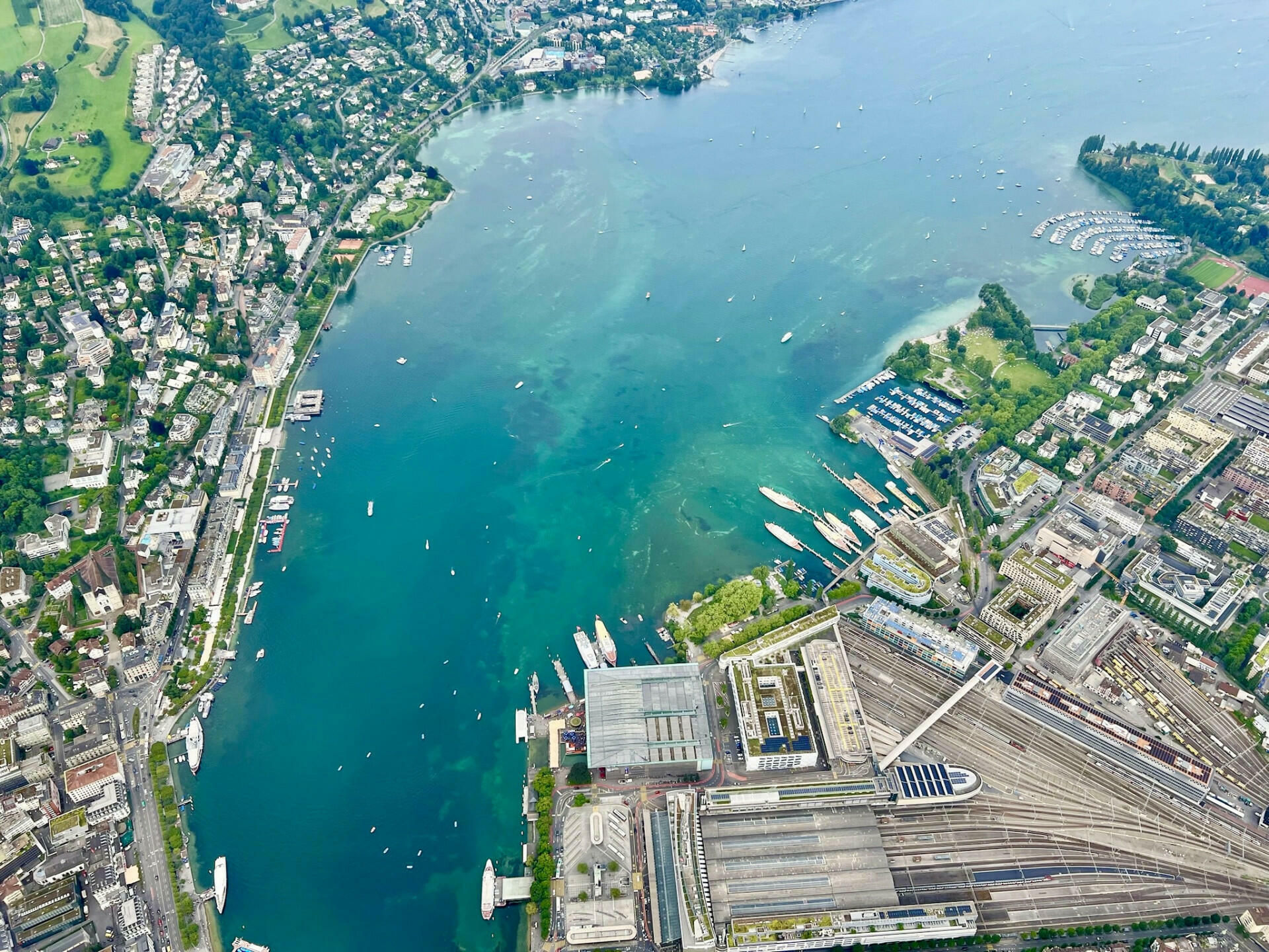 Sicht auf Luzern