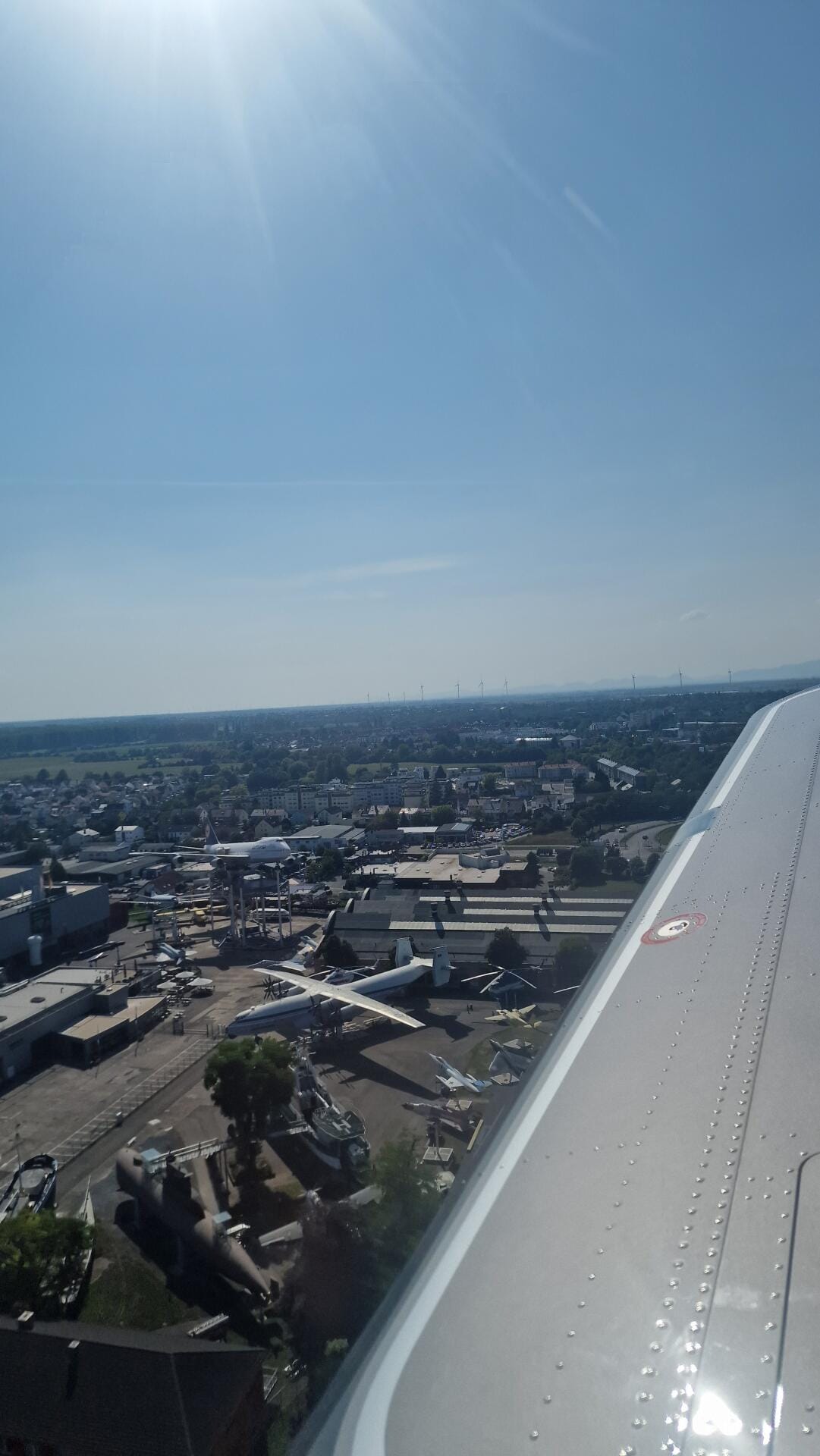 Anflug auf Speyer
