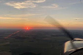 Berry - Bourbonnais - Tour de la forêt de Tronçais en avion