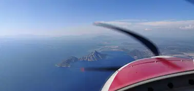 Beautiful once in a lifetime flight to Greece