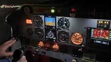 Cockpit éclairé DR 400