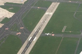 Kontrollzone Flughafen Düsseldorf 45 min