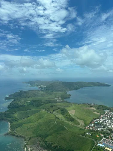 Vol à la découverte de la Caravelle et des ilets du François