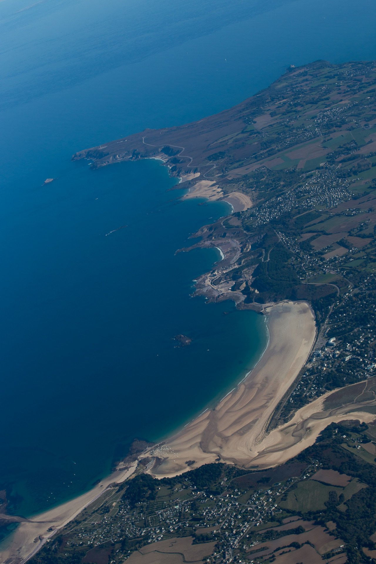 Balade aérienne le long de la côte de Barfleur (1h15m)