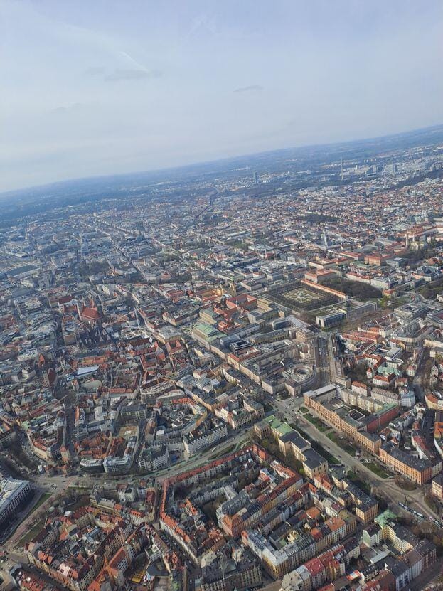 München aus der Vogelperspektive
