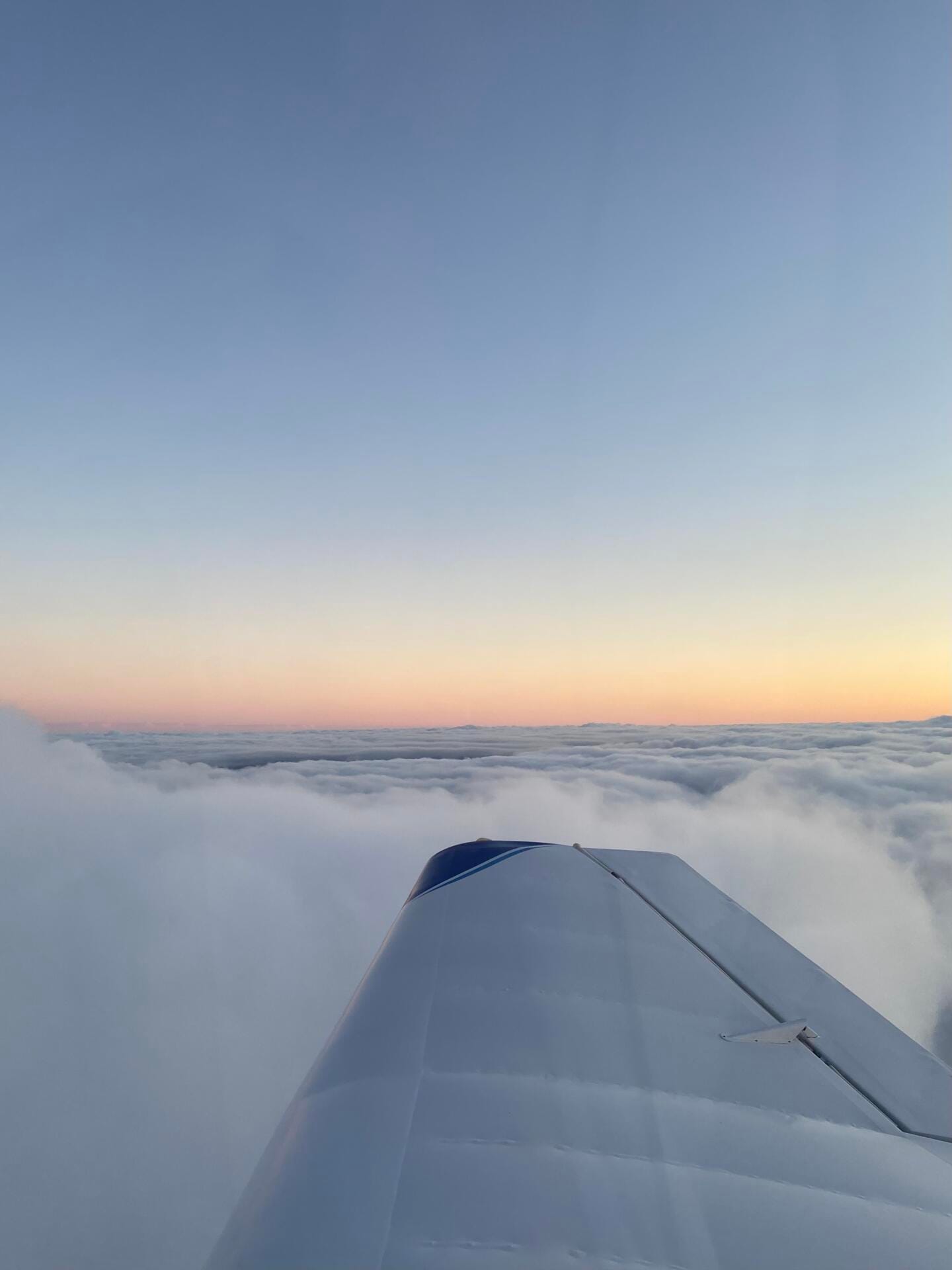 Coucher de soleil sur l’Île d’Yeu en avion🌅