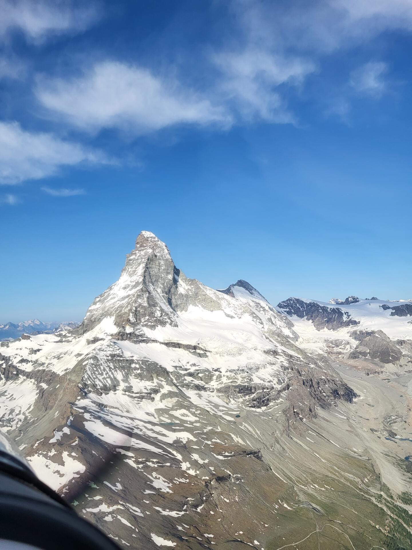 auf dem Weg am Matterhorn vorbei