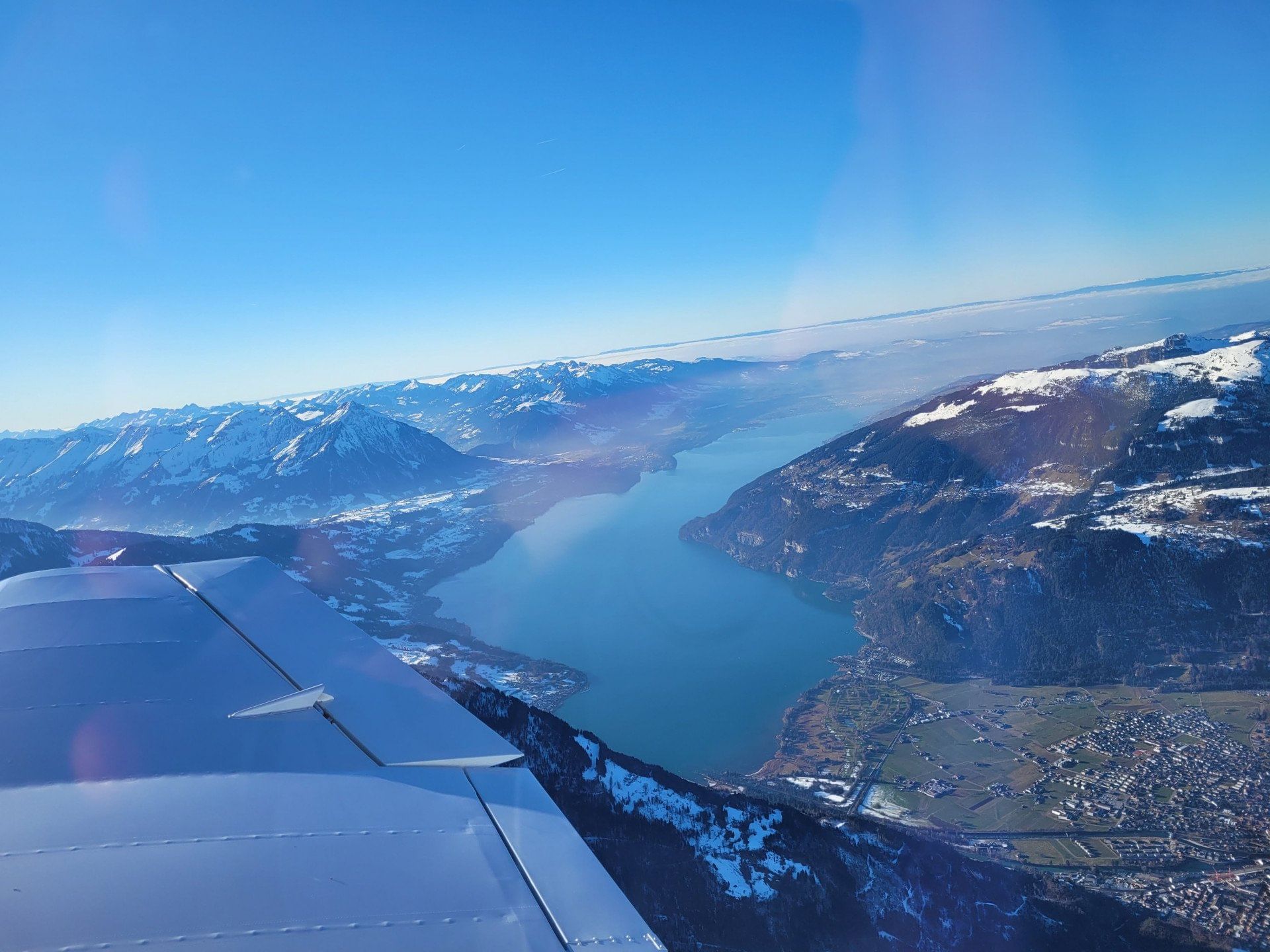 Sightseeing flight central Switzerland