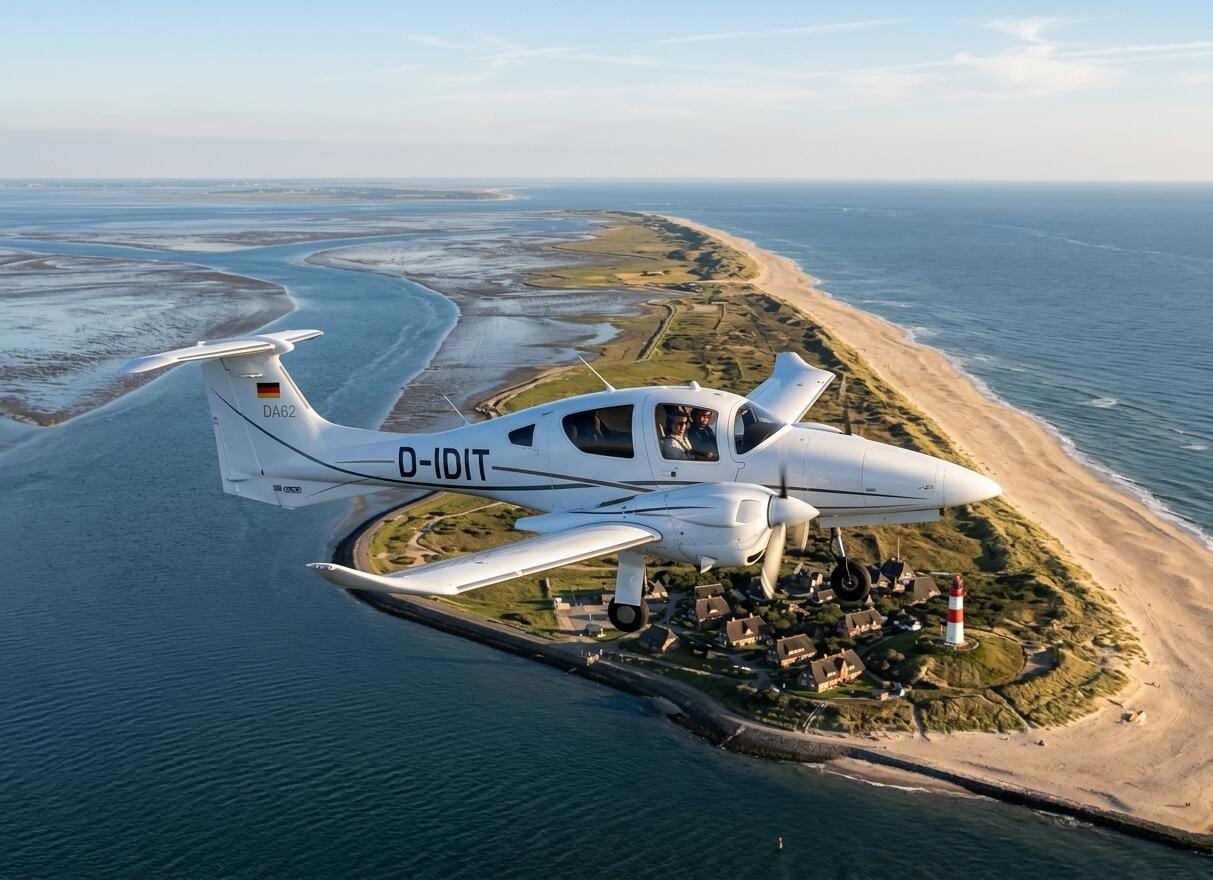 Ein wundervoller PRO Flug nach Sylt mit Service erster Klasse