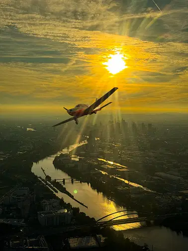 Rhein-Main Rundflug mit Skylineblick