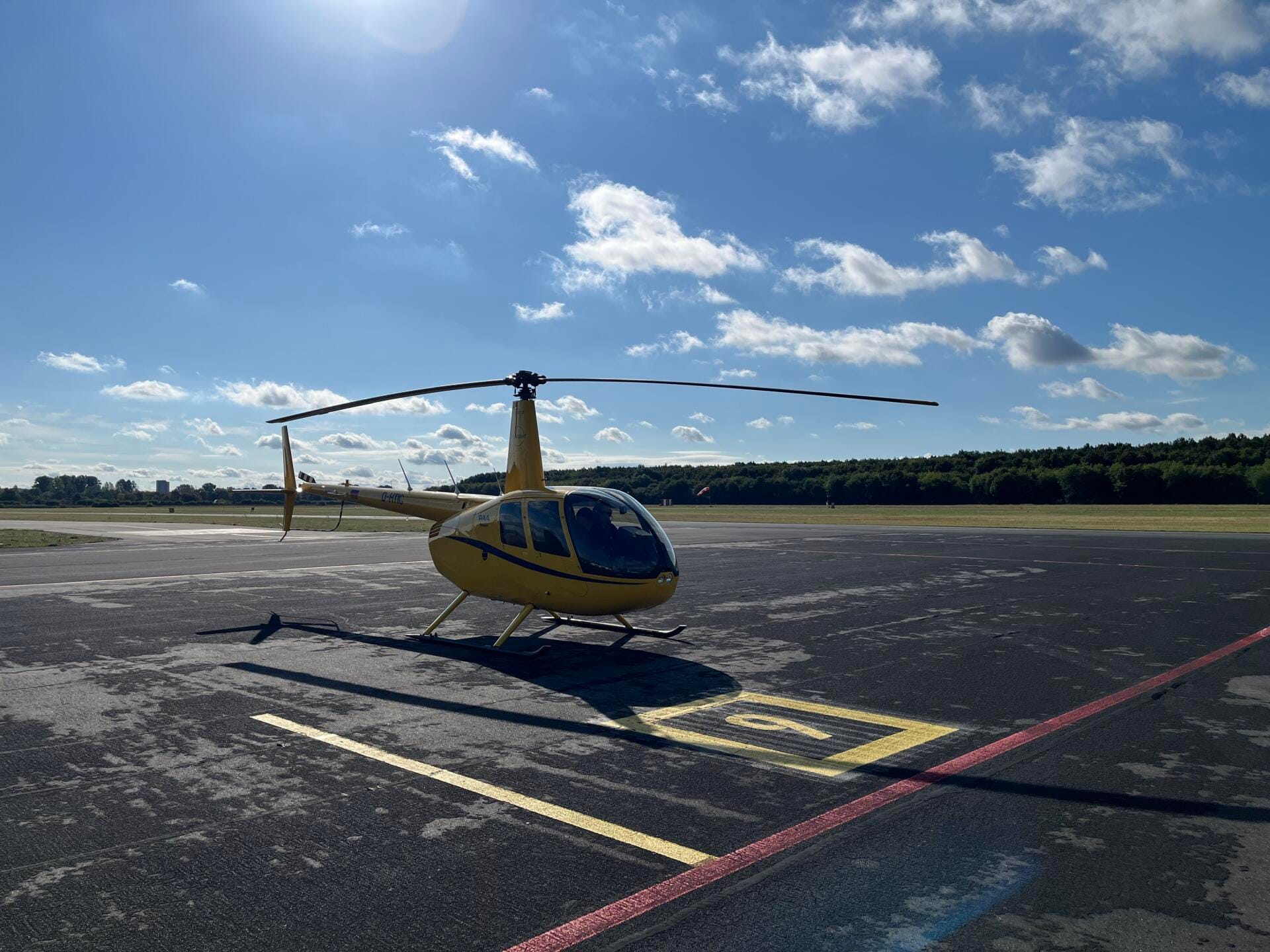 Rundflug Egelsbach Blick auf Skyline & EZB