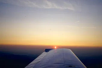 Lever de soleil dans les Vosges