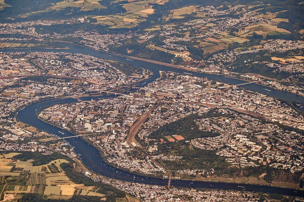 Deutsche Eck - wo Rhein und Mosel sich treffen