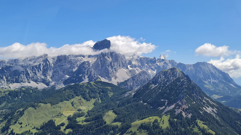 Seen + Dachstein Rundflug