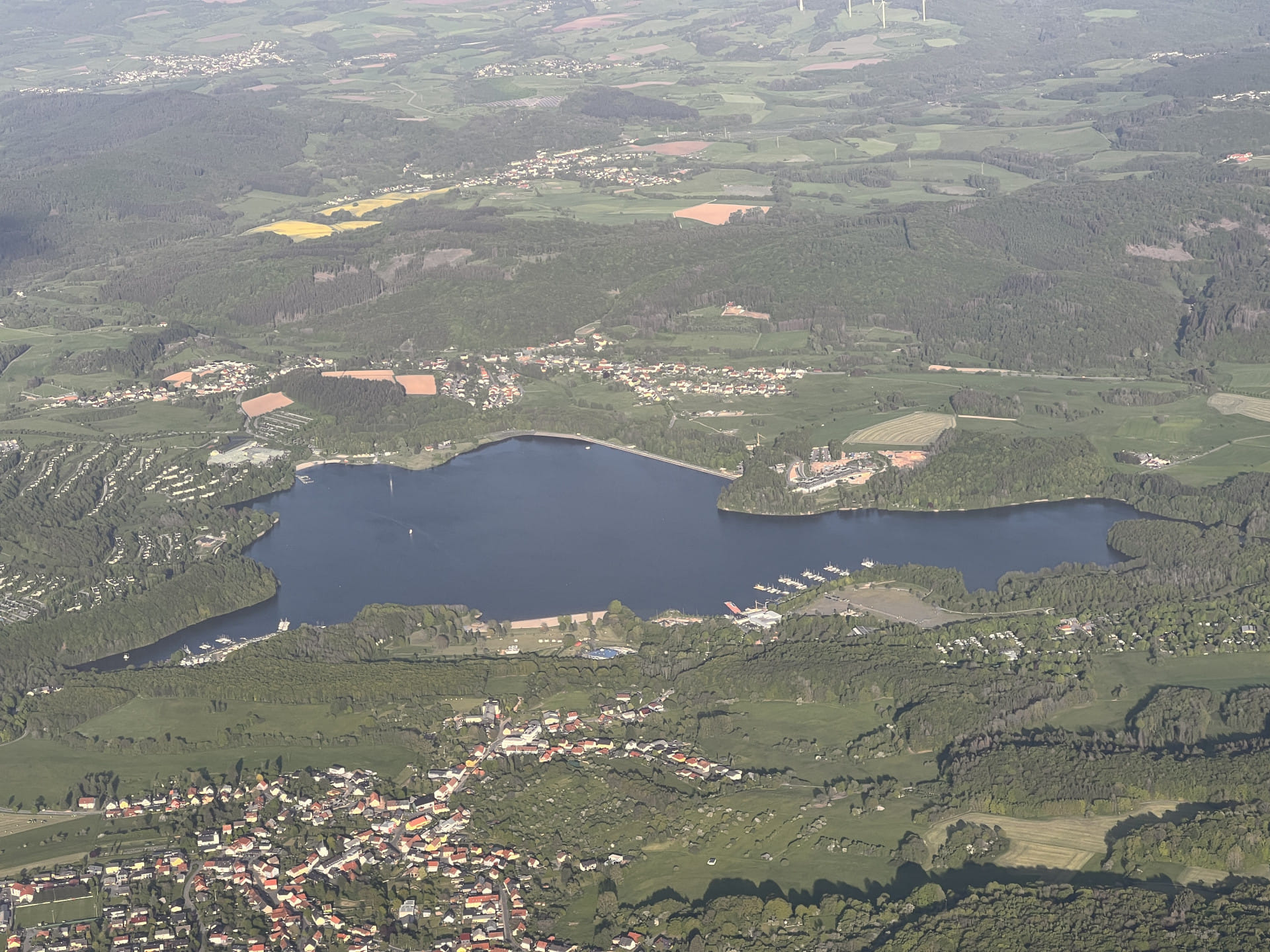 Rundflug über das Saarland