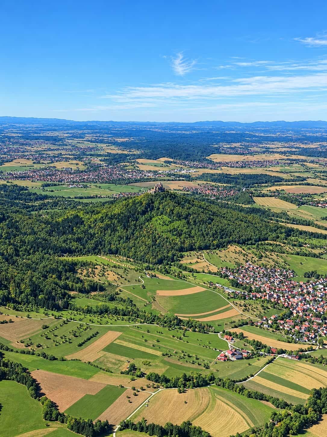 Schloss Hohenzollern noch etwas aus der Ferne...