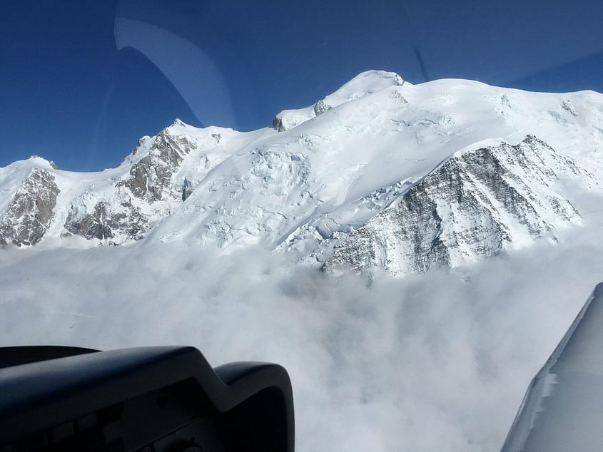 Vol au-dessus du Mont Blanc depuis Chambéry