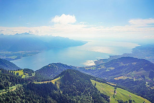 Vol Privatif - Lavaux et Château de Chillon en Hélicoptère