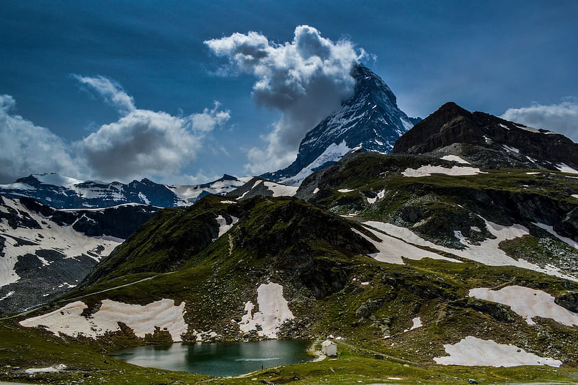 Découverte du Cervin en Hélicoptère