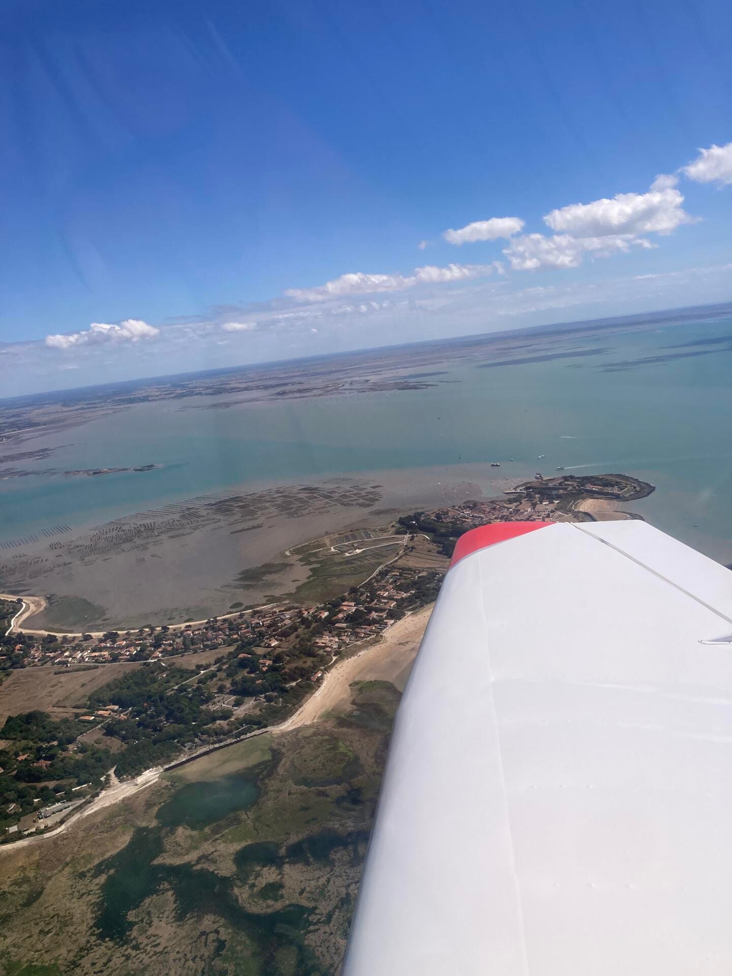 Au dessus de l'île d'Aix
