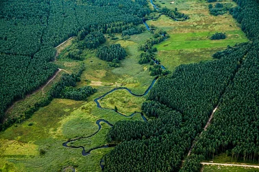 Wolken über Worpswede - Rundflug durchs Teufelsmoor