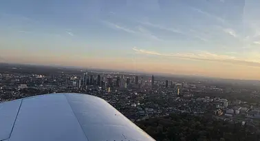 Frankfurter Skyline von oben