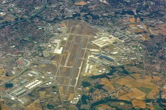 Vue aérienne de toulouse