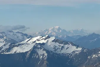 Vue sur le Mont blanc