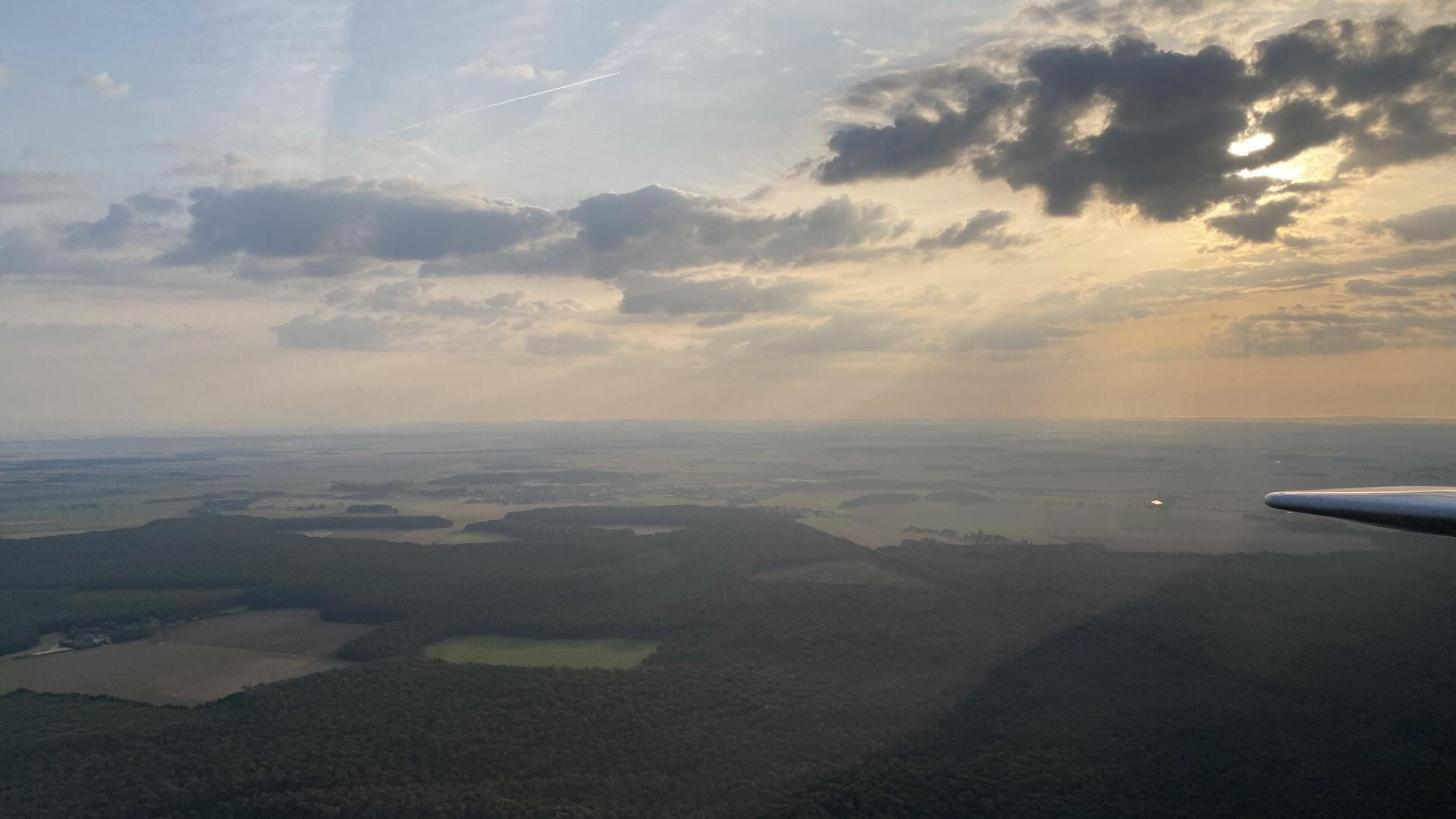 Berry - Bourbonnais - Tour de la forêt de Tronçais en avion