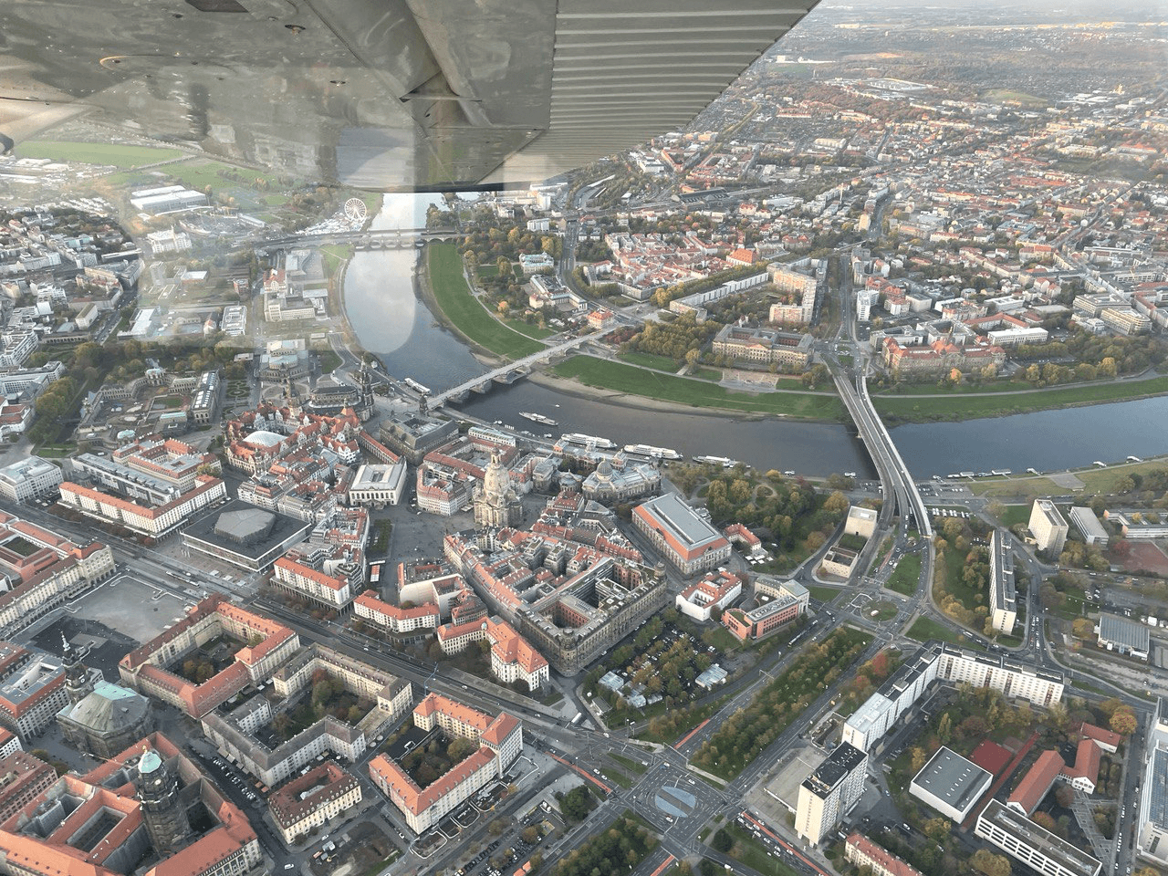 Dresden Altstadt von oben