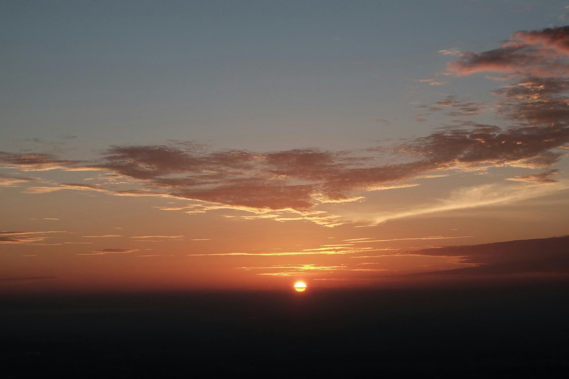 Vol découverte au coucher du soleil