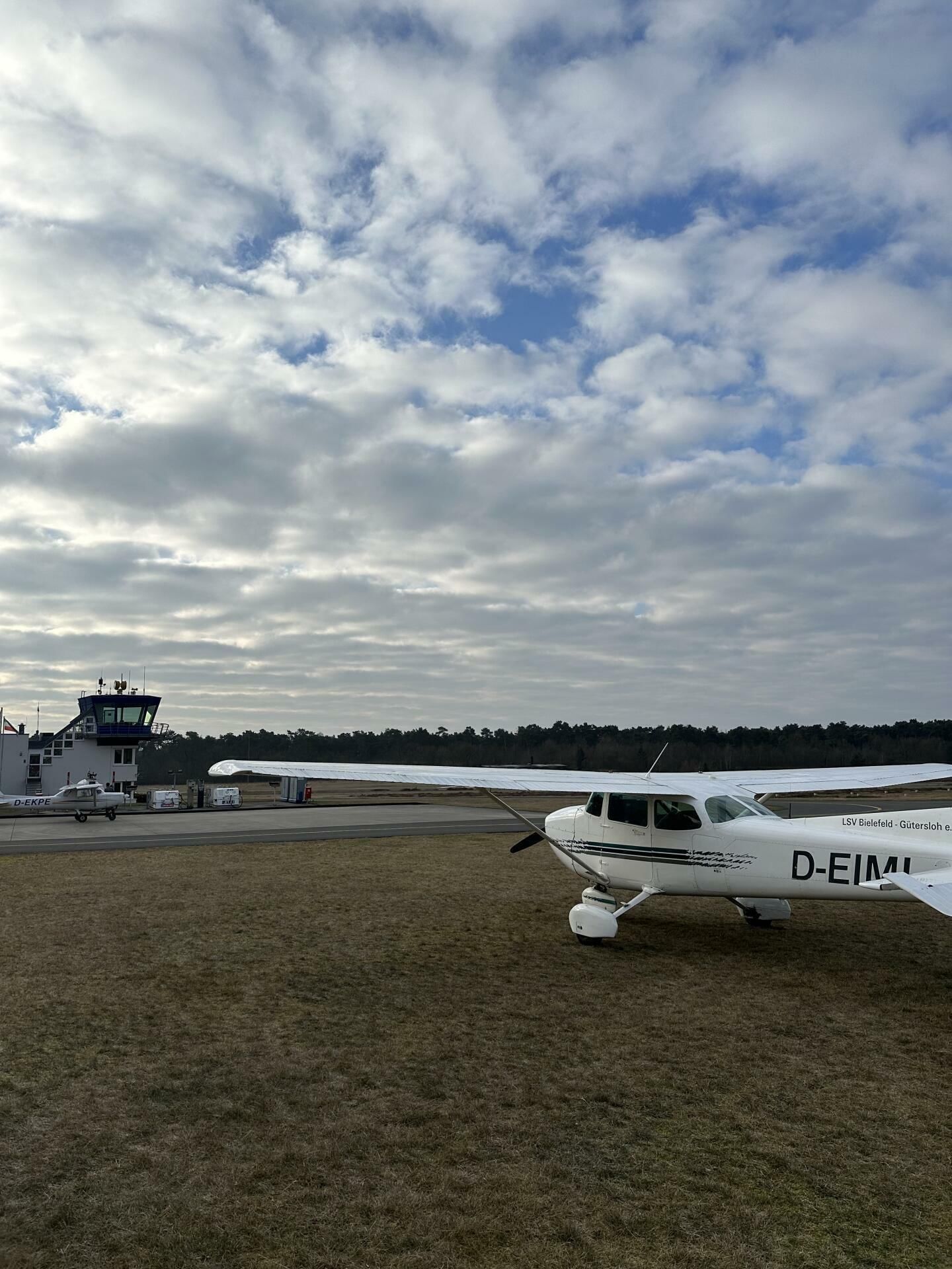 Start am Flugplatz Bielefeld