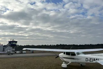 Start am Flugplatz Bielefeld