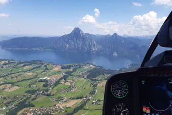 Traumflug über Wolfgangsee, Mondsee & Salzkammergut
