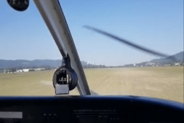 vue de l'aérodrome de Montélimar