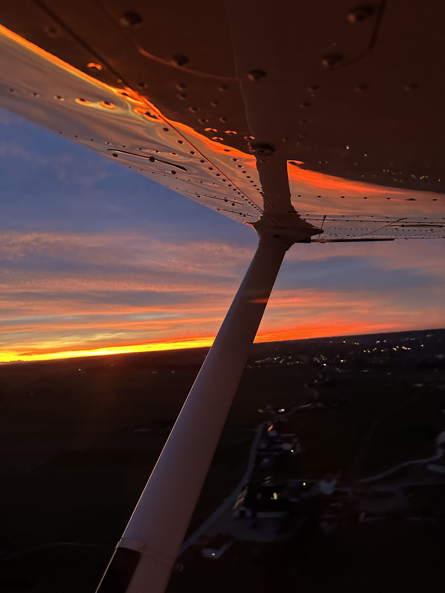 Nachtflug Eggenfelden-Linz-Salzburg