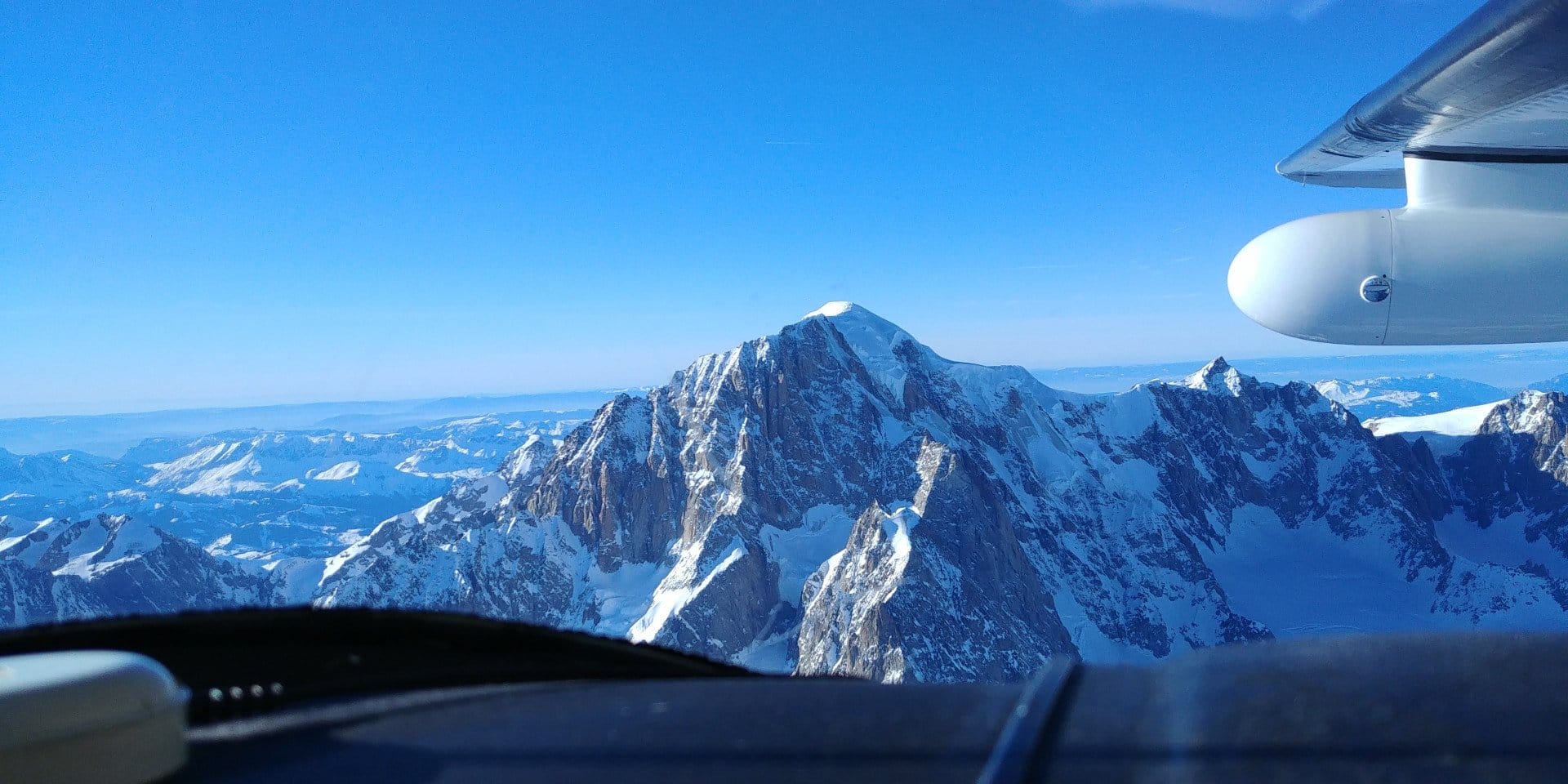 Mont Blanc Rundflug