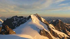 Panoramic Flight over the Swiss Alps (Piz Bernina)